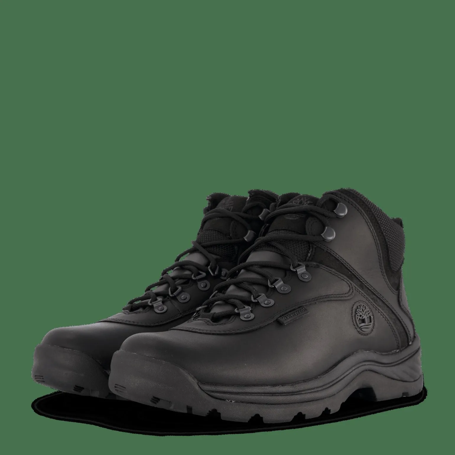 White Ledge Mid Lace Up Waterp Black