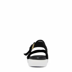 Wilesport Lthr Sandal Black Nubuck