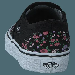 Wm Asher Ditsy Floral Black/white