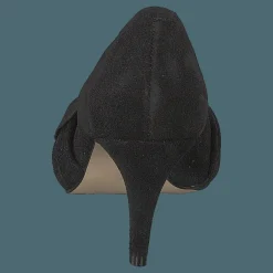 Zita Suede Bow Pump 101 - Black 1