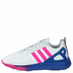 Zx 2k Flux W Crystal White/shock Pink/blue